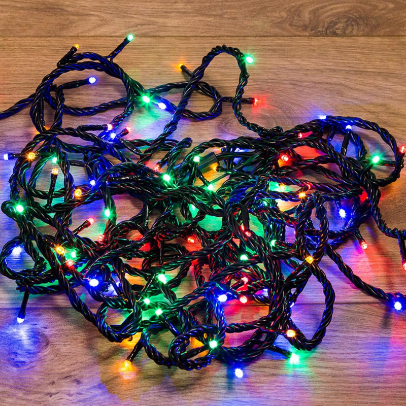 

Световая гирлянда новогодняя Neon-Night Нить 1029868 10 м разноцветный/RGB, Нить