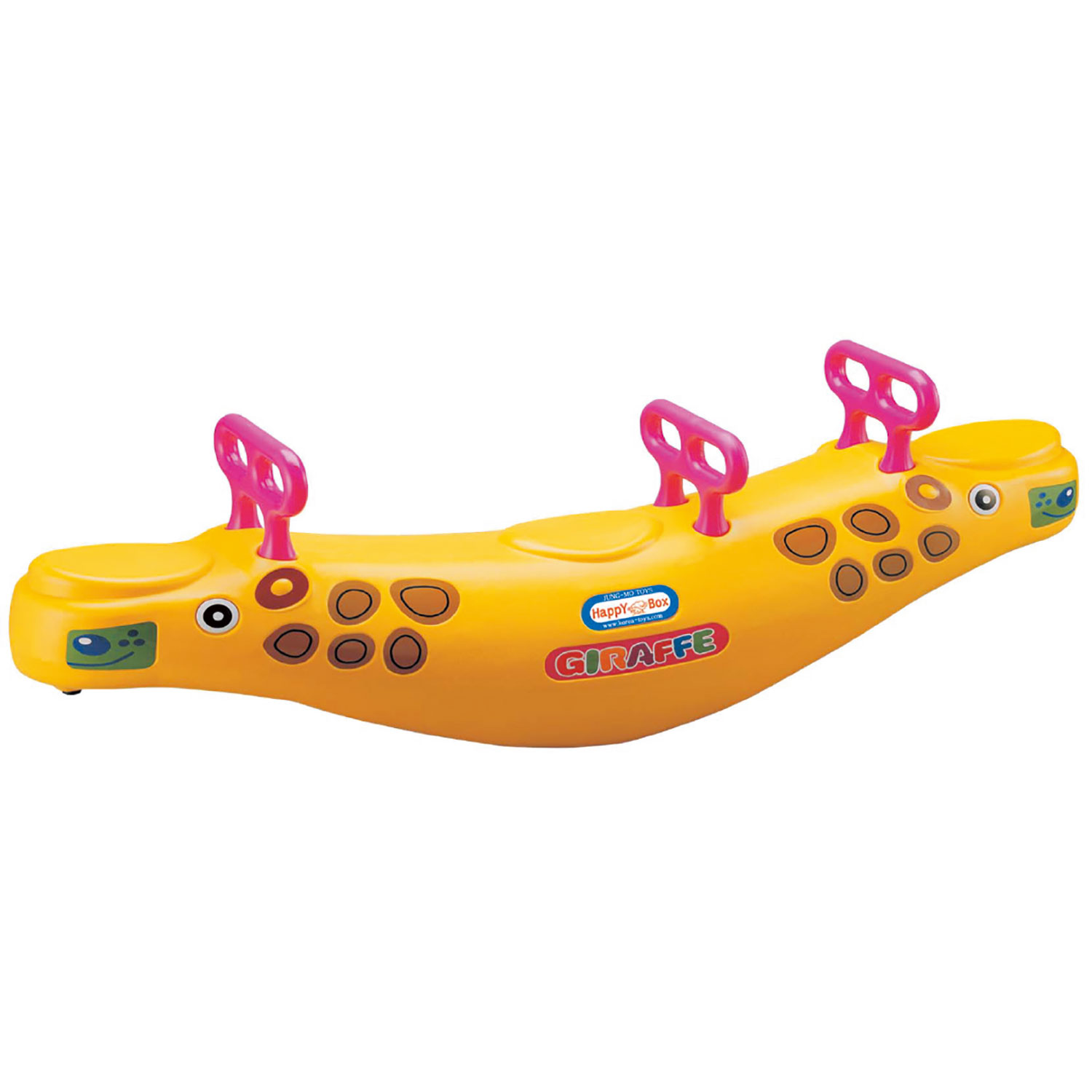 

JM-704 Качели детские Giraffe Seesaw для троих желтый