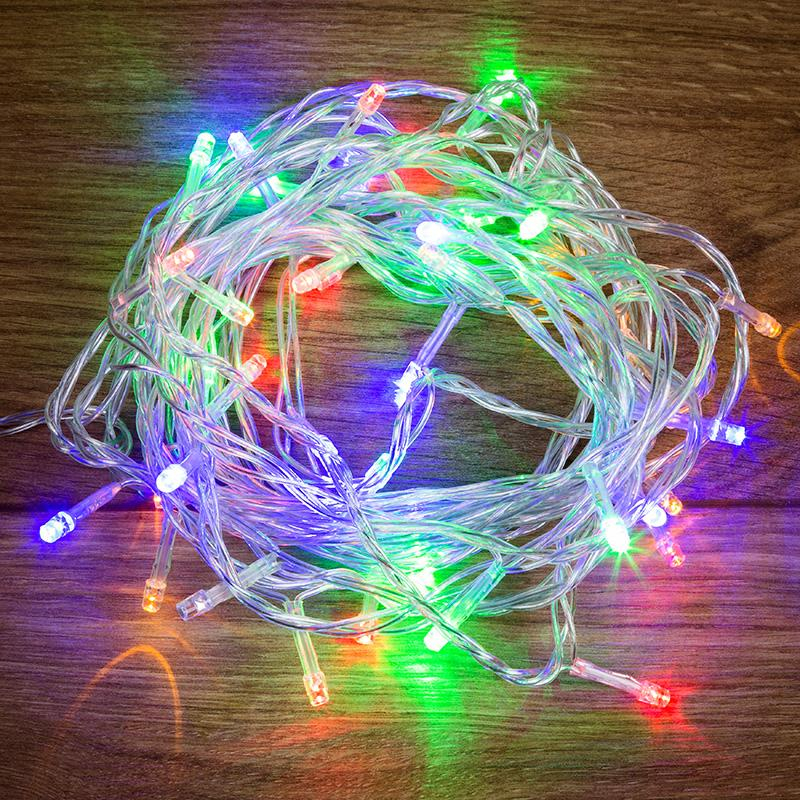 

Световая гирлянда новогодняя Neon-Night нить 1029857 6 м разноцветный, нить