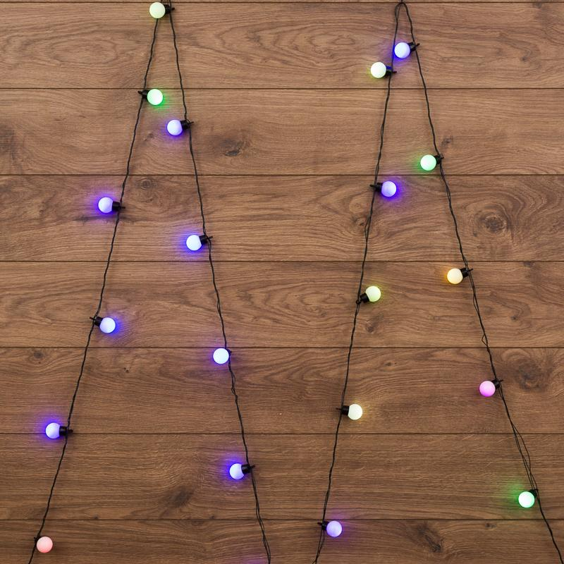 

Световая гирлянда новогодняя Neon-Night Нить 1029822 5 м разноцветный/RGB, Нить