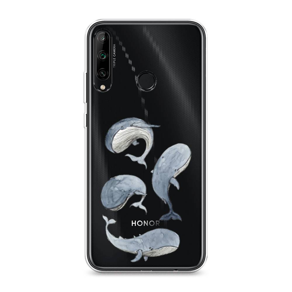 

Чехол Awog на Honor 9C "Киты", Белый;прозрачный;голубой, 612550-1