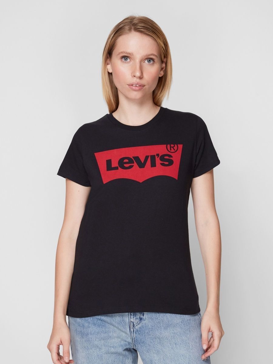 

Футболка женская Levi's 17369-0002 черная XS, Черный, 17369-0002