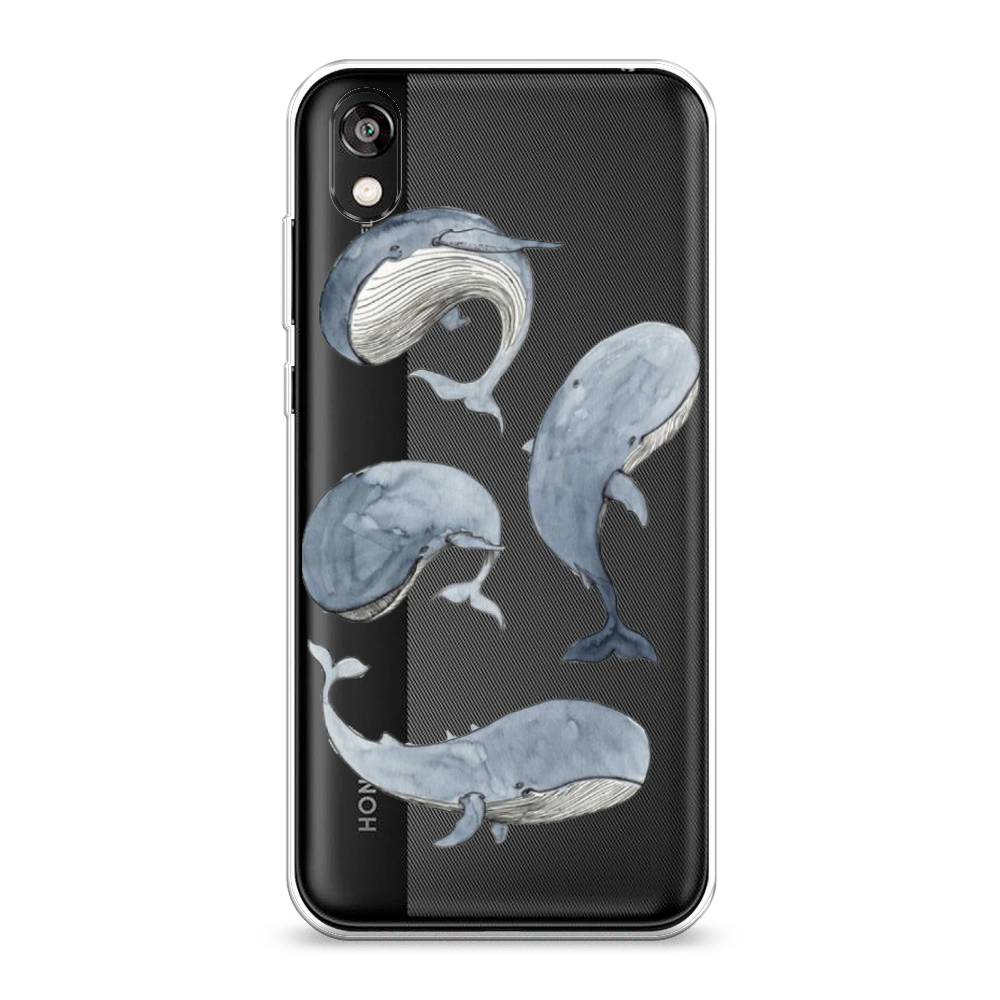 

Чехол Awog на Honor 8S "Киты", Белый;прозрачный;голубой, 69150-1
