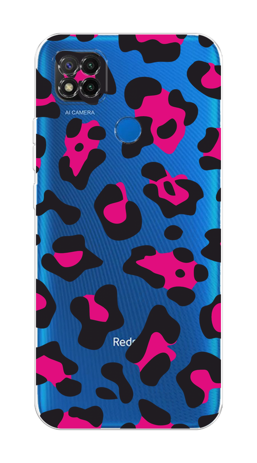 

Чехол на Xiaomi Redmi 9C "Pink cow spots", Черный;розовый, 39050-1