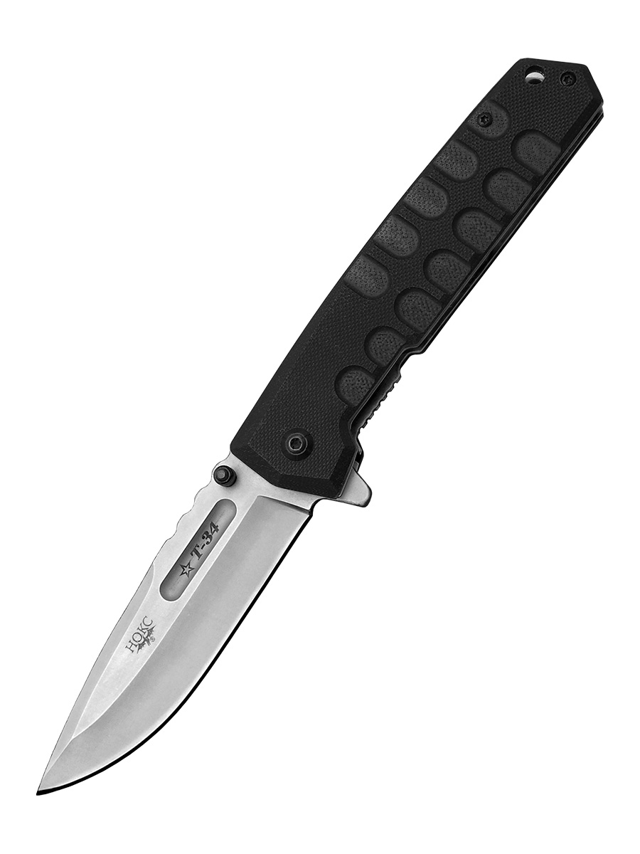 Нож складной НОКС Т-34 323-180401, карманный фолдер, сталь AUS8