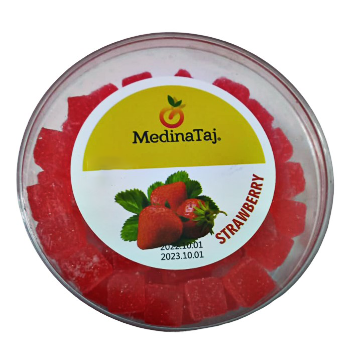 

Натуральные цукаты из клубники MedinaTaj, 360 г, клубника