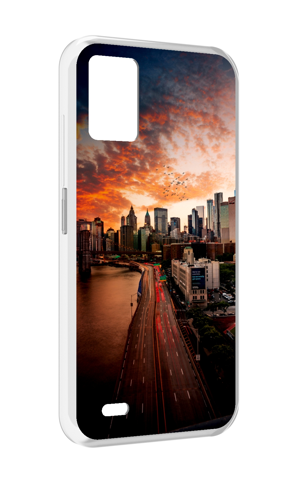 

Чехол MyPads американский город фото для UMIDIGI Bison 1, Прозрачный, Tocco