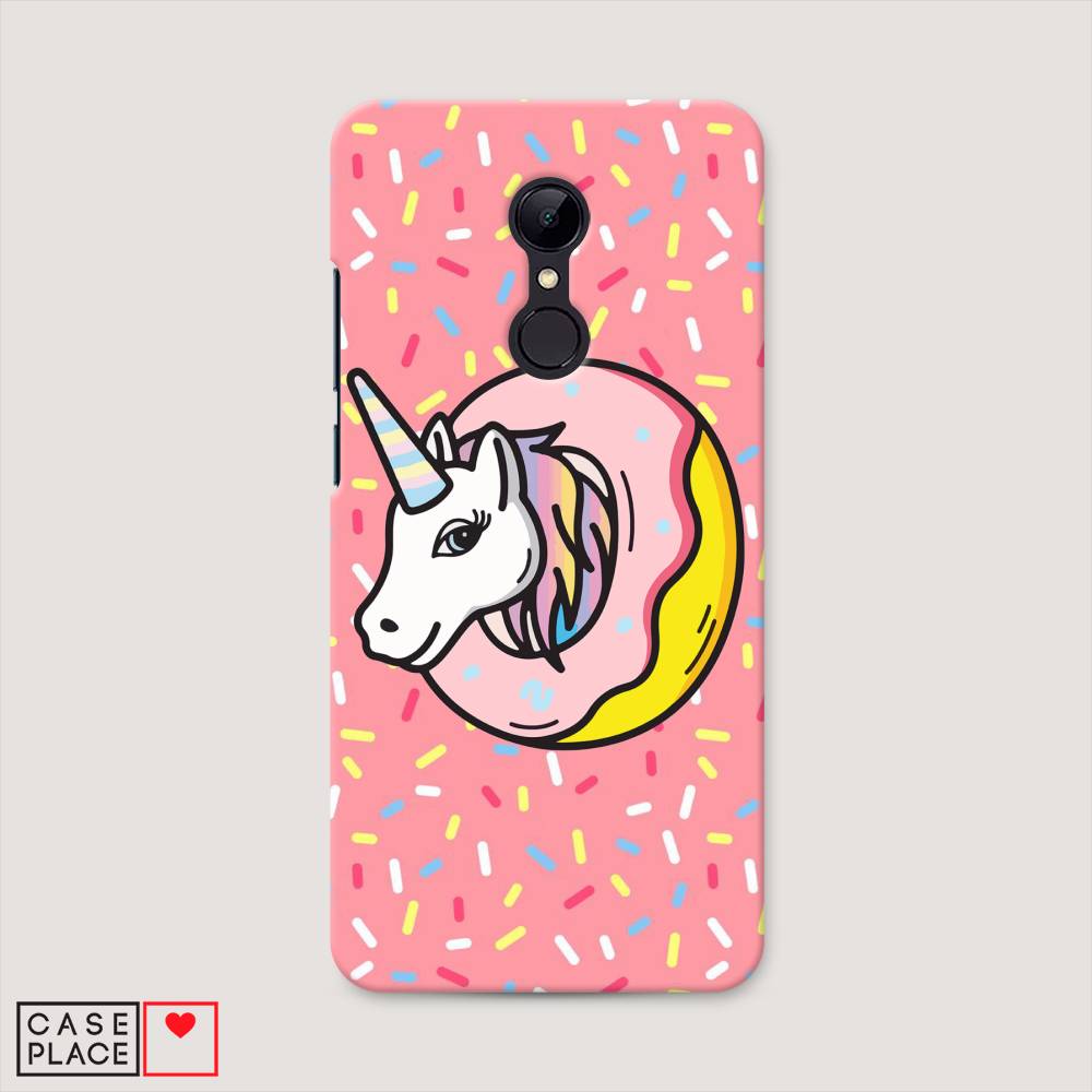 

Пластиковый чехол "Единорог в пончике" на Xiaomi Redmi 5, 33020-1