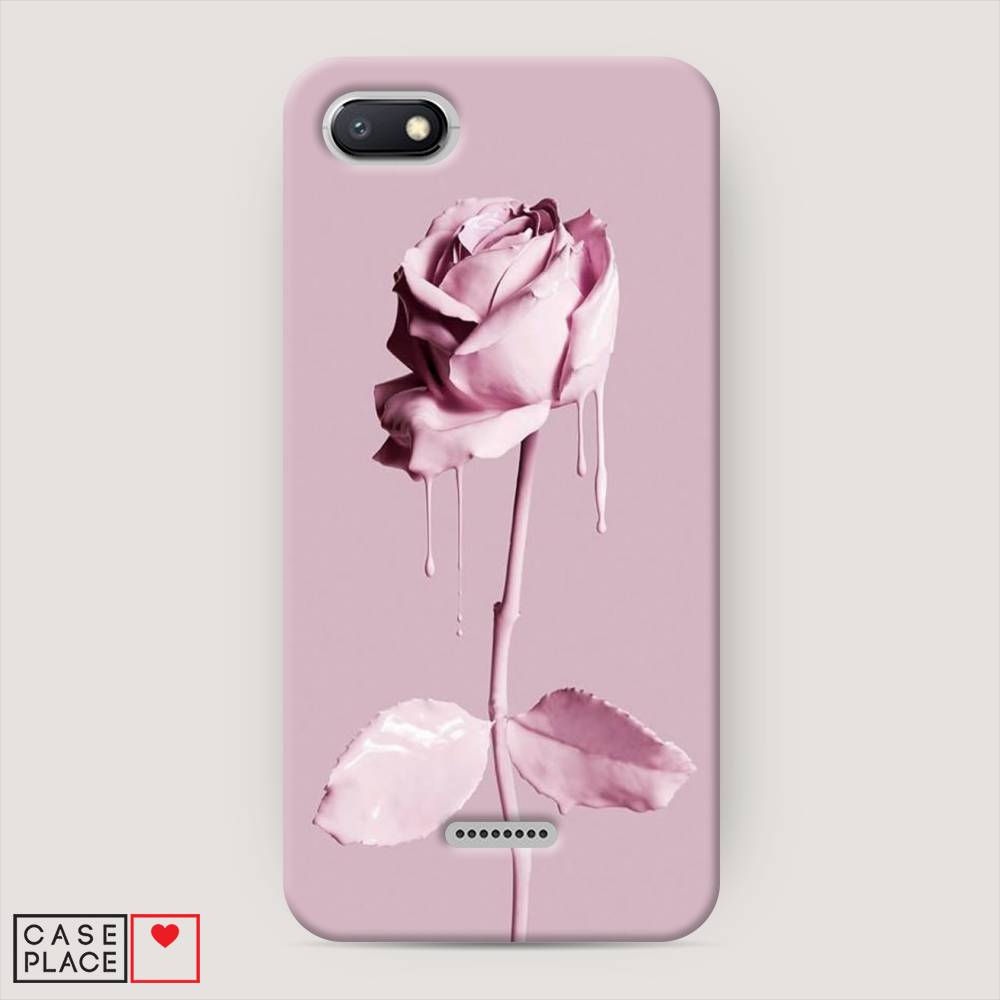 

Пластиковый чехол "Роза в краске" на Xiaomi Redmi 6A, 34120-6