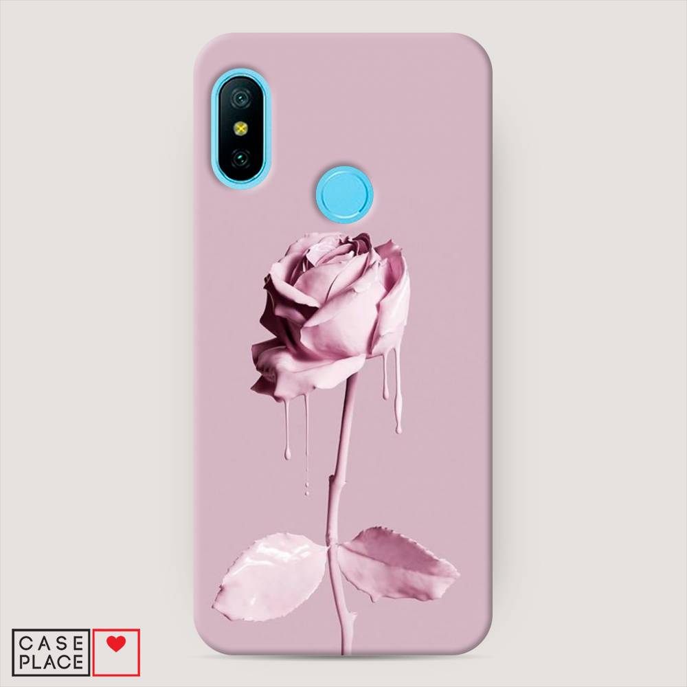 

Пластиковый чехол "Роза в краске" на Xiaomi Redmi 6 Plus, 33920-6