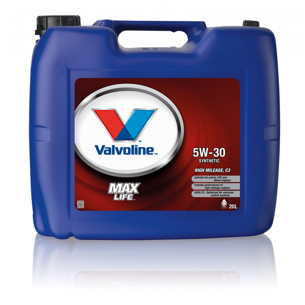 фото Valvoline maxlife c3 5w-30 моторное масло 20л