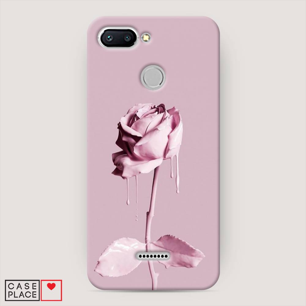 

Пластиковый чехол "Роза в краске" на Xiaomi Redmi 6
