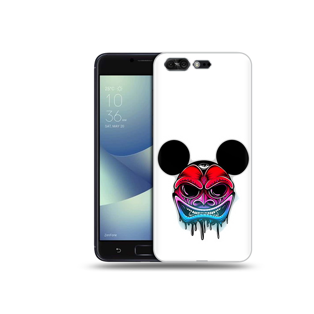 

Чехол MyPads Tocco для Asus ZenFone 4 Pro (ZS551KL) микки в маске, Прозрачный, Tocco