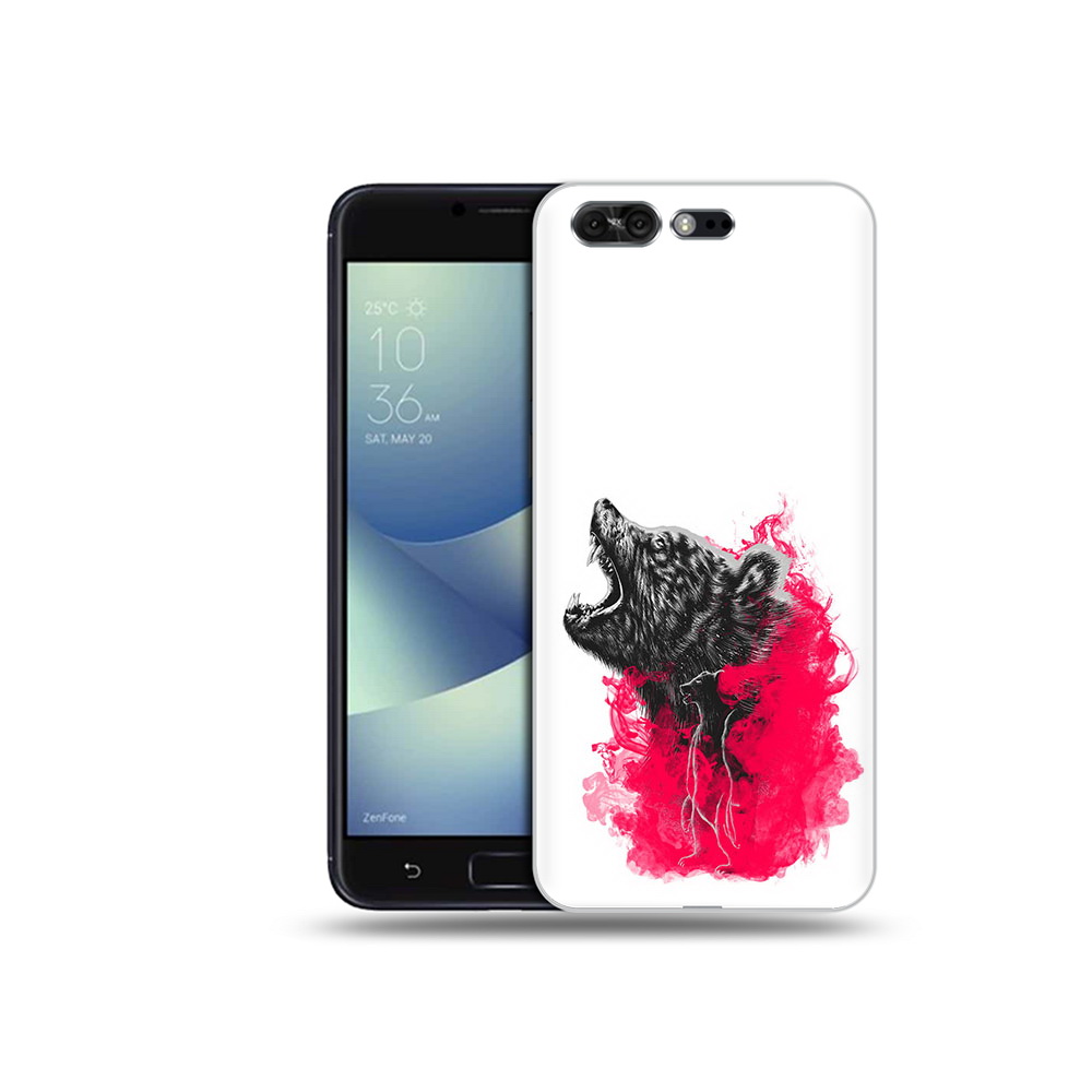 

Чехол MyPads Tocco для Asus ZenFone 4 Pro (ZS551KL) медведь в дымке, Прозрачный, Tocco