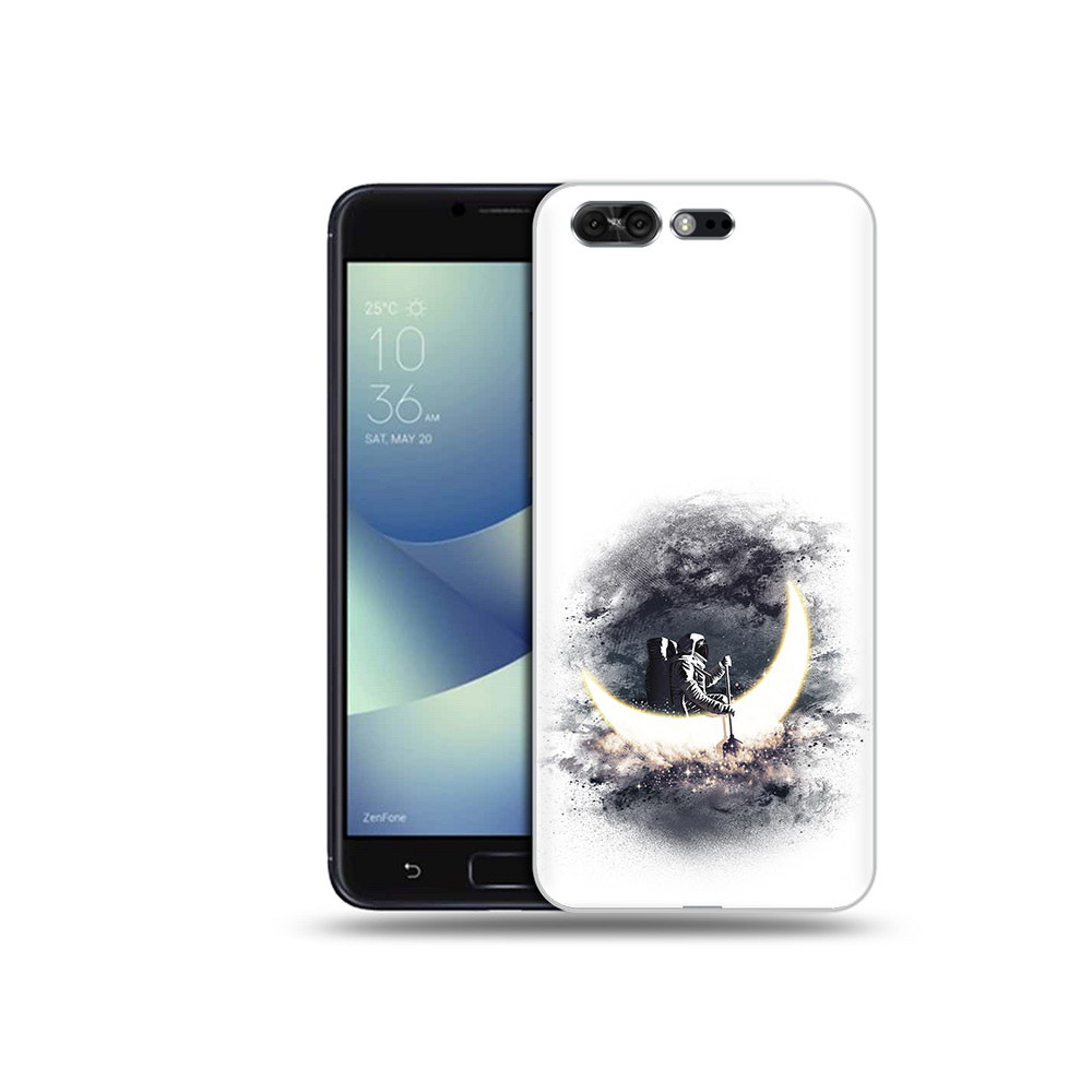 Чехол MyPads Tocco для Asus ZenFone 4 Pro (ZS551KL) лунный путешественник