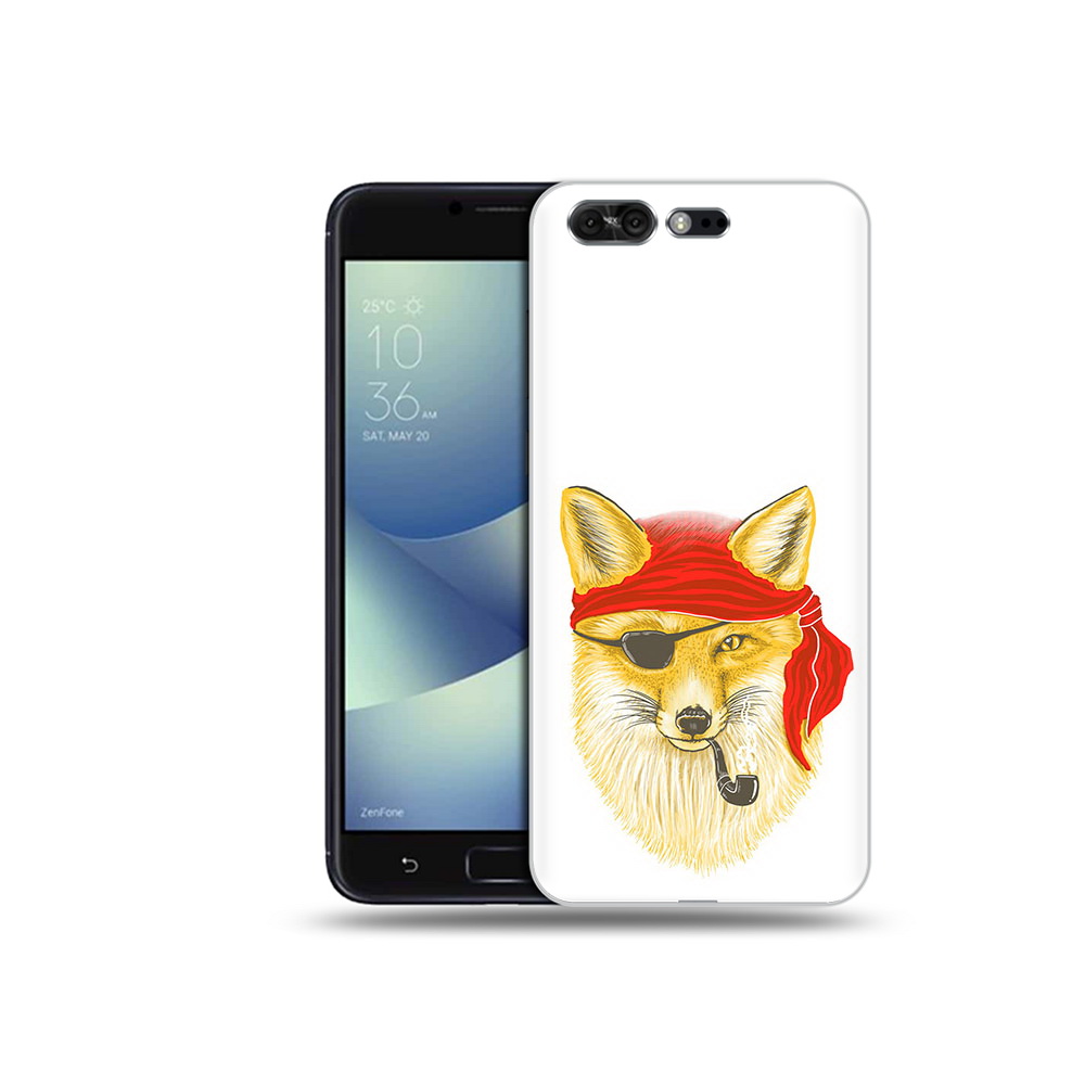 

Чехол MyPads Tocco для Asus ZenFone 4 Pro (ZS551KL) лиса-пират, Прозрачный, Tocco