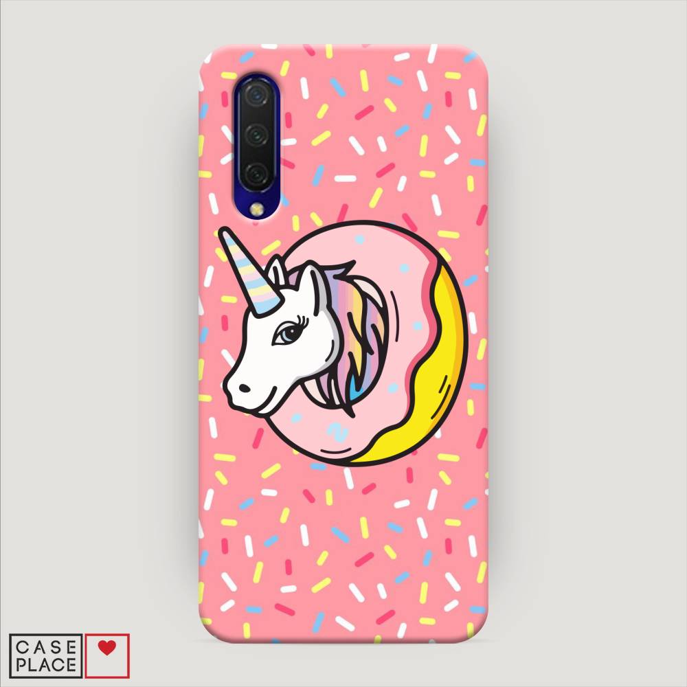 

Пластиковый чехол "Единорог в пончике" на Xiaomi Mi CC9, 36120-1