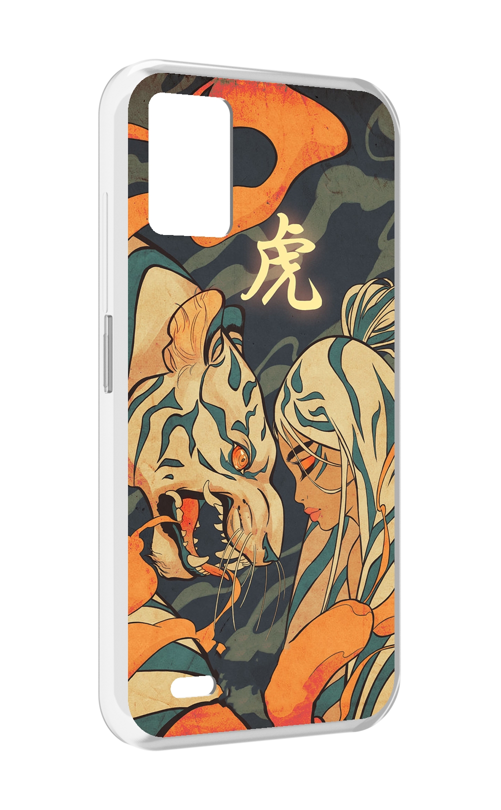 

Чехол MyPads Тигр и девушка друзья для UMIDIGI Bison 1, Прозрачный, Tocco