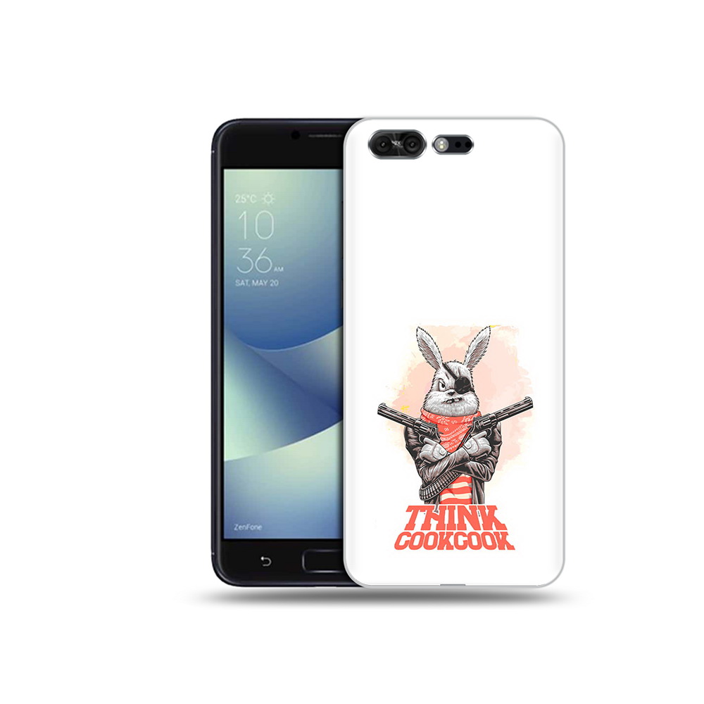 

Чехол MyPads Tocco для Asus ZenFone 4 Pro (ZS551KL) кролик пират, Прозрачный, Tocco