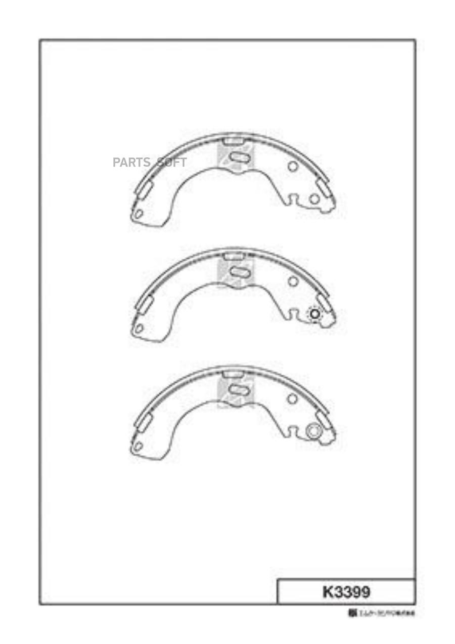 

Колодки Тормозные Kashiyama K3399 Mazda Capella Wagon Gw8w 98-99 Gs8664 Kashiyama арт.