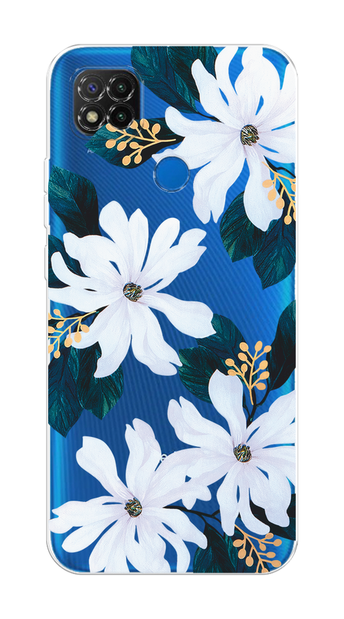 

Чехол на Xiaomi Redmi 9C "Delilah Flower", Зеленый;белый, 39050-1