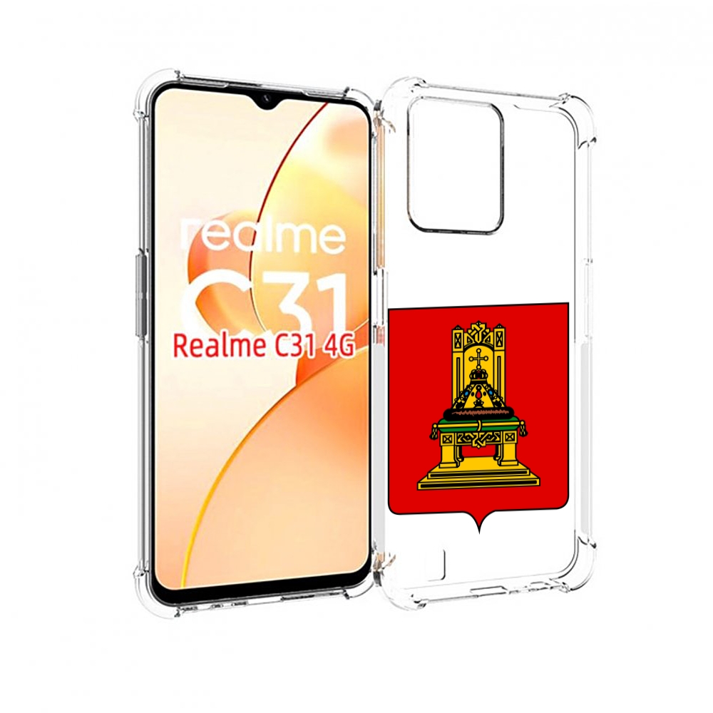 

Чехол MyPads герб-тверская-область для OPPO Realme C31, Прозрачный, Tocco