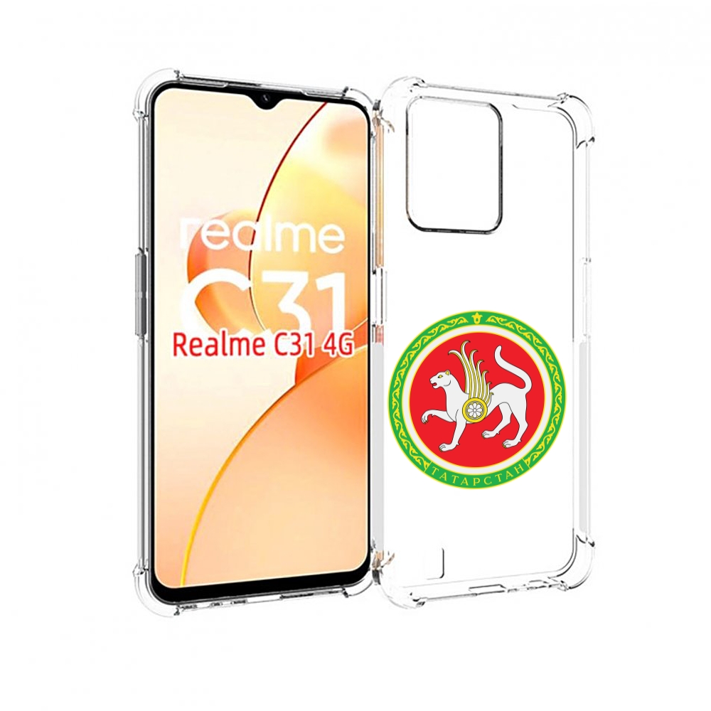 

Чехол MyPads герб-татарстан-казань для OPPO Realme C31, Прозрачный, Tocco