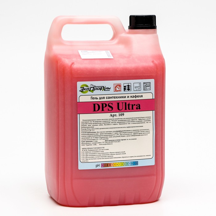 

Дезинфецирующее средство DPS ultra, для чистки сантехники и кафеля, 5 л