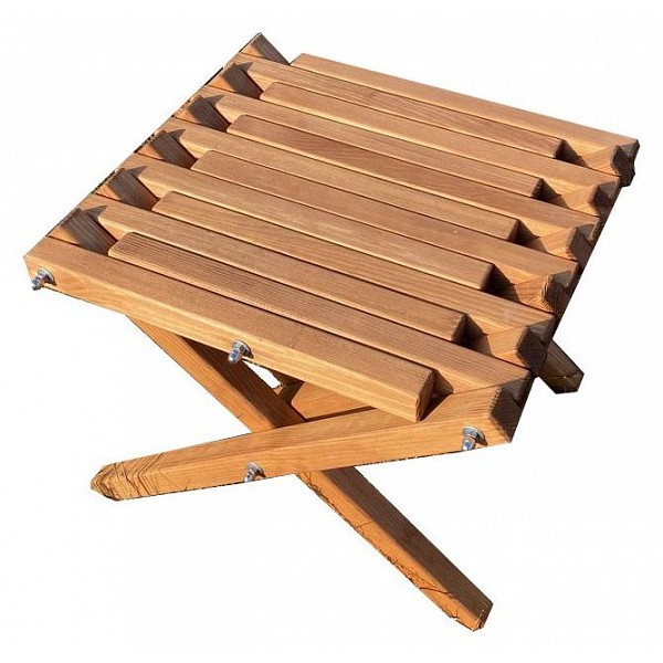Стол для дачи кофейный Dyatel Прерия Gst_g-008-oak коричневый 47х42х41 см