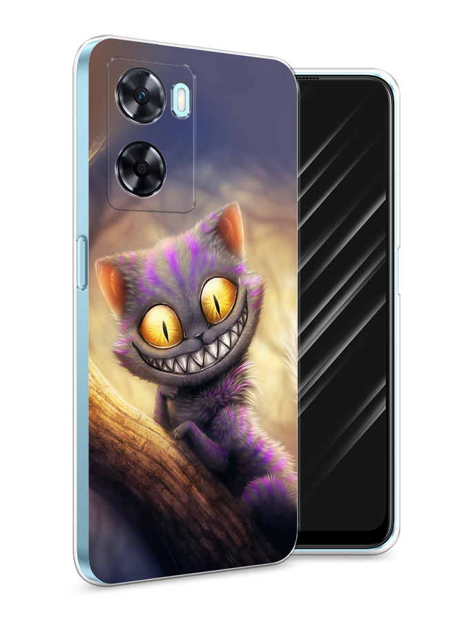 

Чехол Awog на OnePlus Nord N20 SE "Cheshire Cat", Фиолетовый;желтый, 153450-1