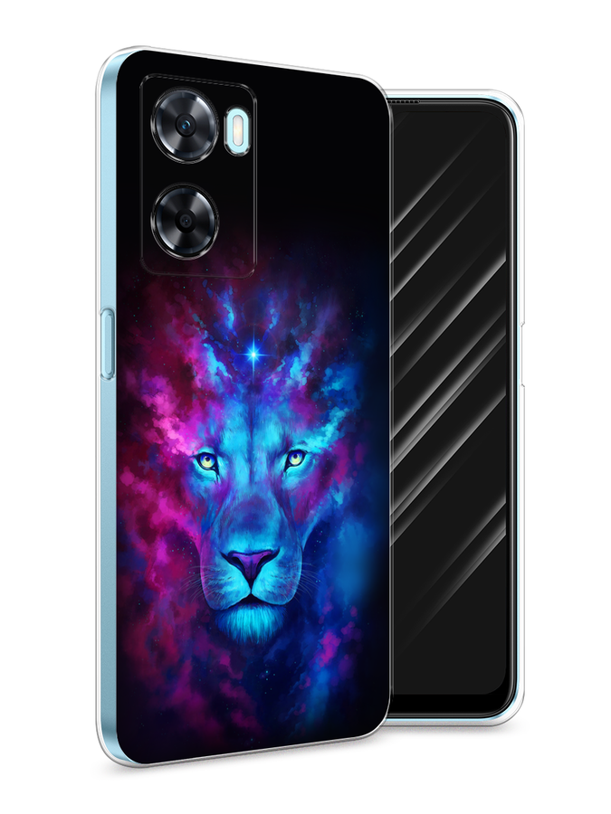

Чехол Awog на OnePlus Nord N20 SE "Космический лев", Голубой, 153450-1