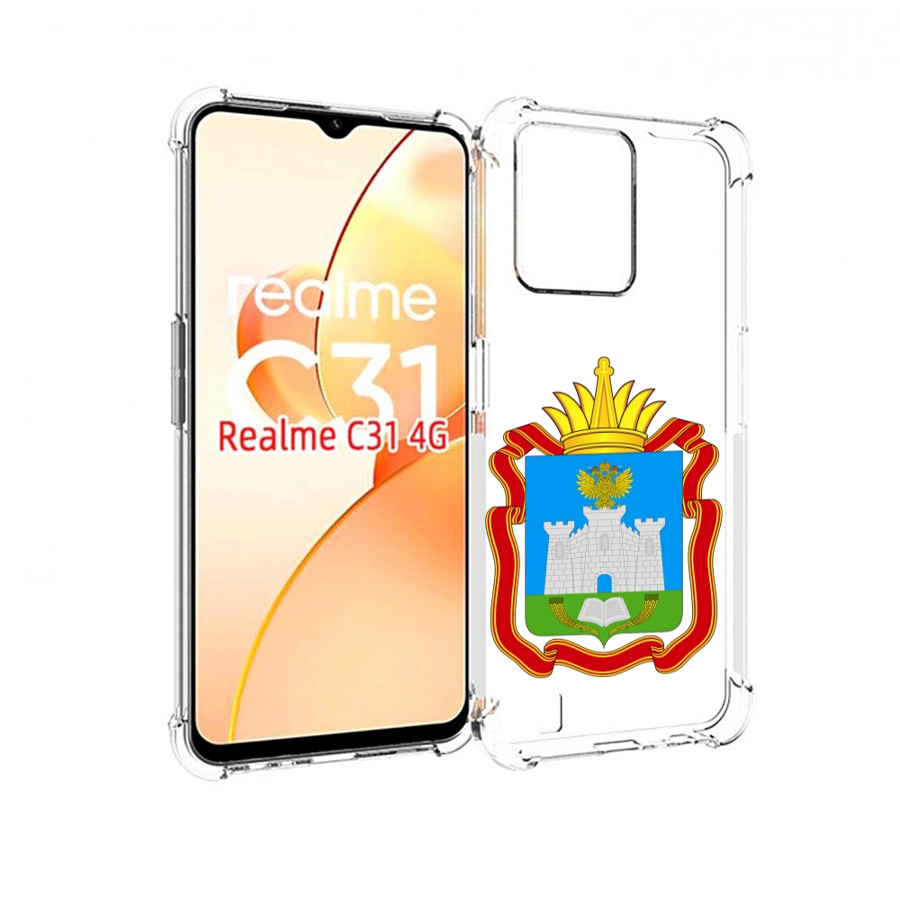 

Чехол MyPads герб-орловская-область для OPPO Realme C31, Прозрачный, Tocco