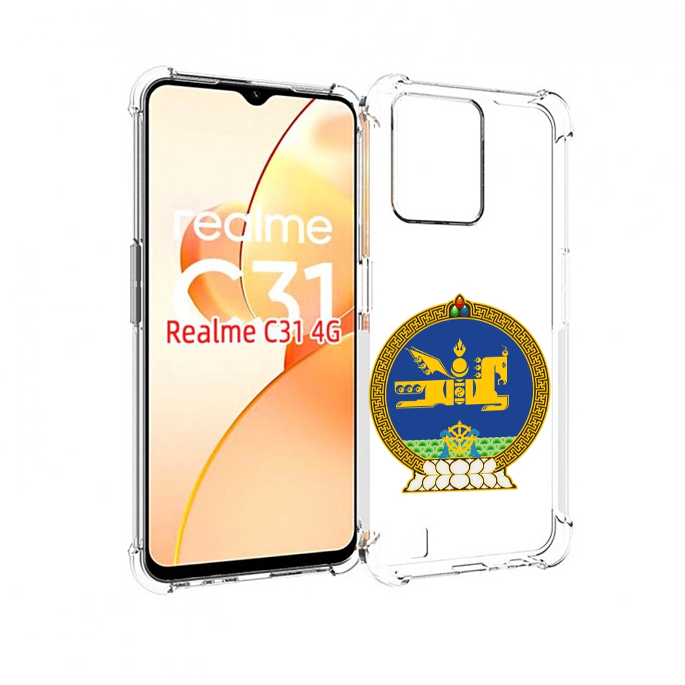 

Чехол MyPads герб-монголия для OPPO Realme C31, Прозрачный, Tocco