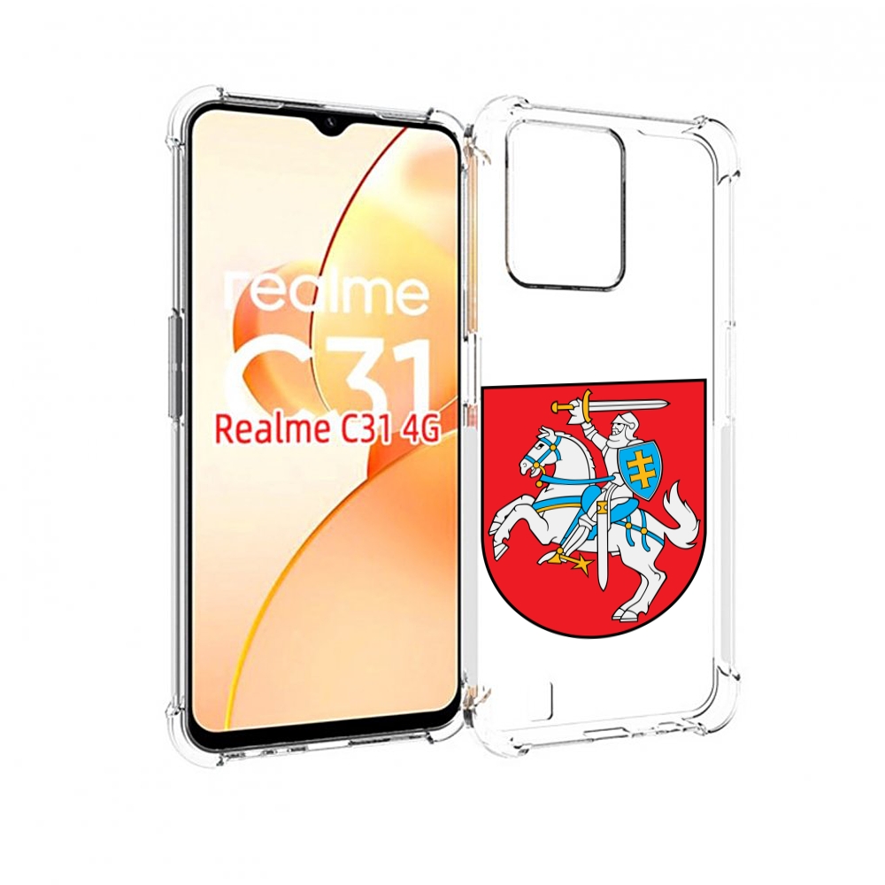 

Чехол MyPads герб-литва для OPPO Realme C31, Прозрачный, Tocco