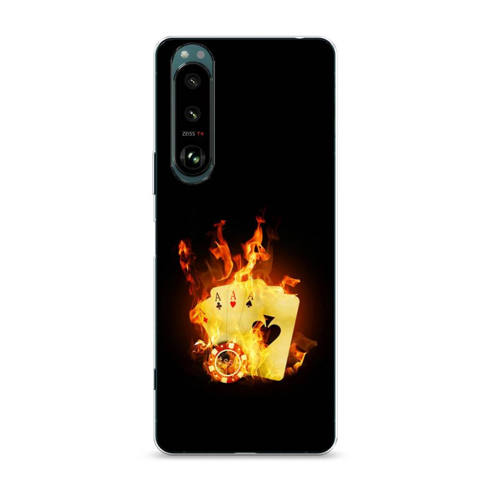 

Чехол Awog на Sony Xperia 1 III "Горящие карты", Разноцветный, 54850-9