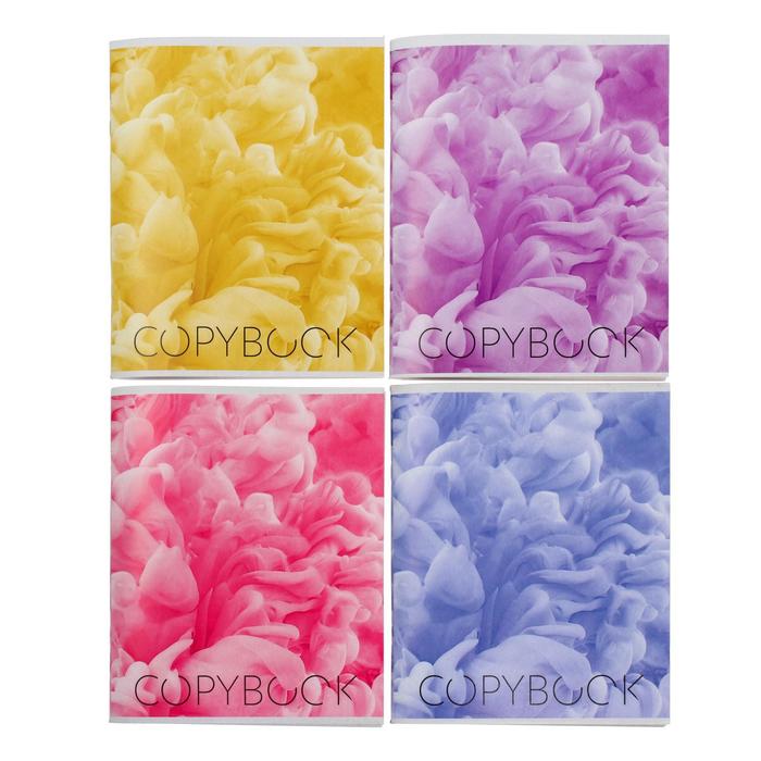 

Тетрадь 96 листов в клетку Mix fantasy, обложка картон хром-эрзац, блок №2, белизна 75% (с