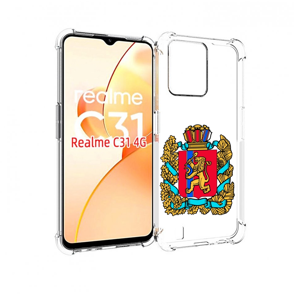 

Чехол MyPads герб-красноярскии-краи для OPPO Realme C31, Прозрачный, Tocco