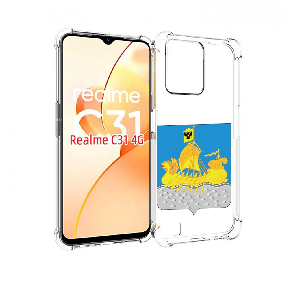 

Чехол MyPads герб-косромская-область для OPPO Realme C31, Прозрачный, Tocco