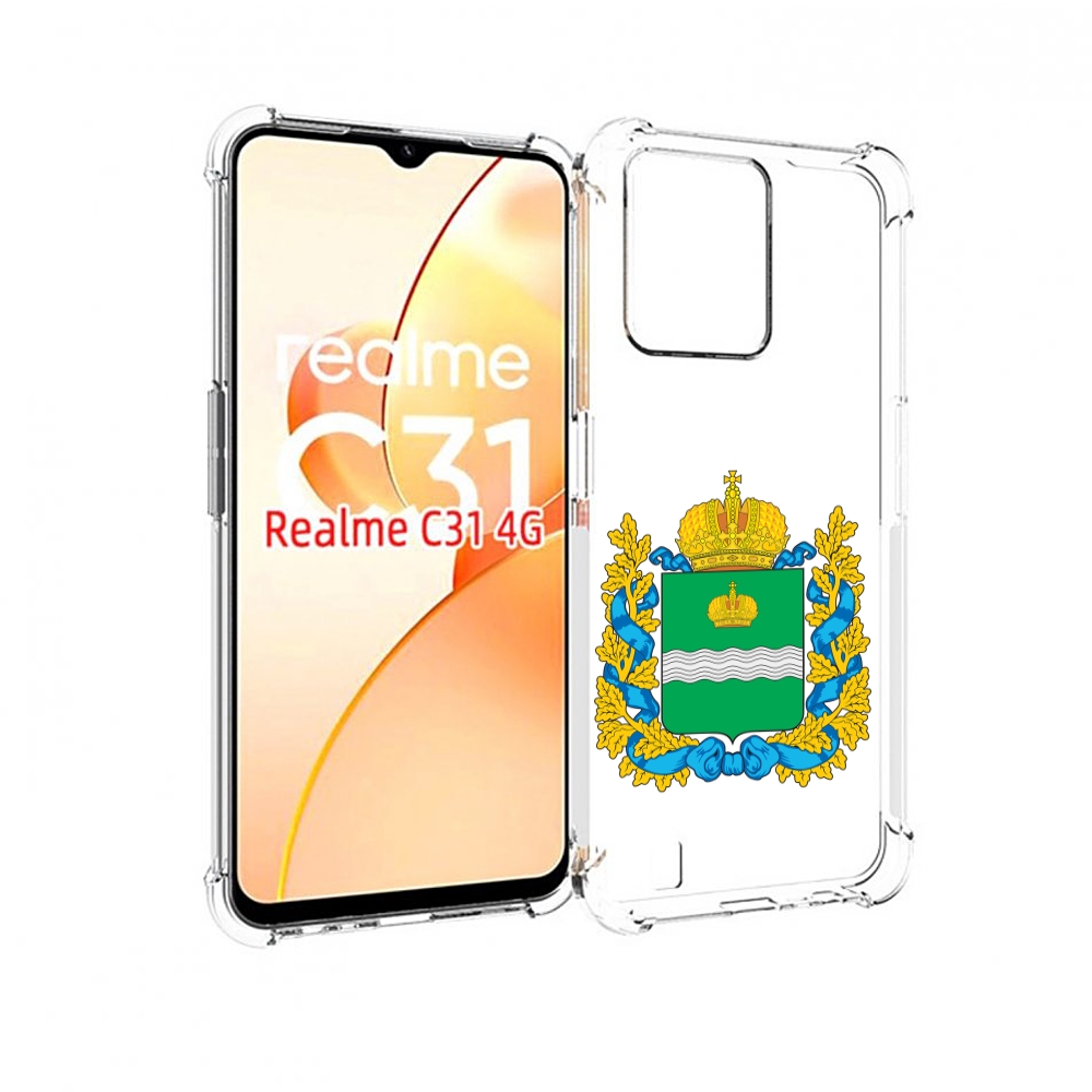 

Чехол MyPads герб-калужскои-области для OPPO Realme C31, Прозрачный, Tocco