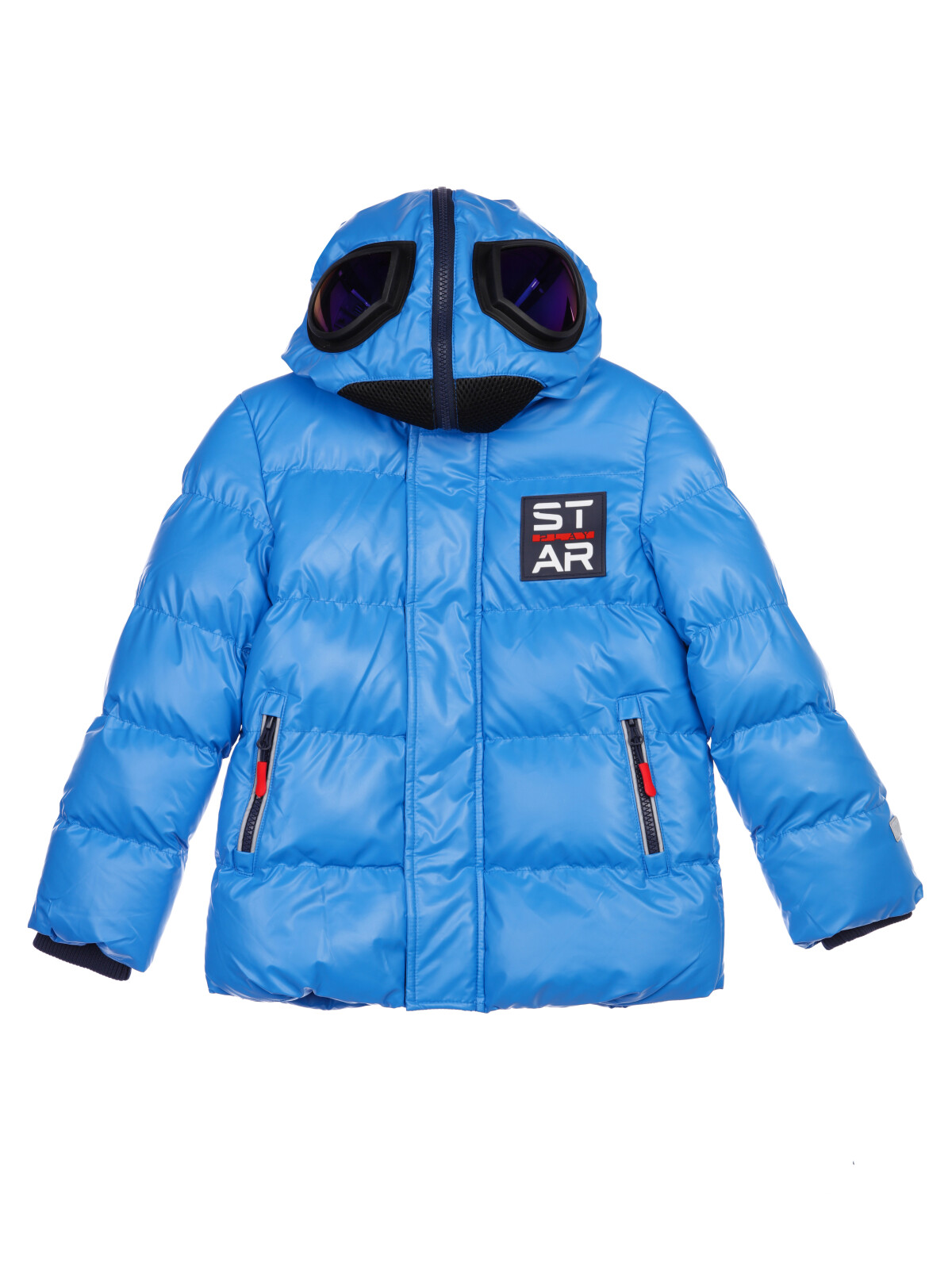Куртка текстильная с полиуретановым покрытием для мальчиков PlayToday, синий, 122