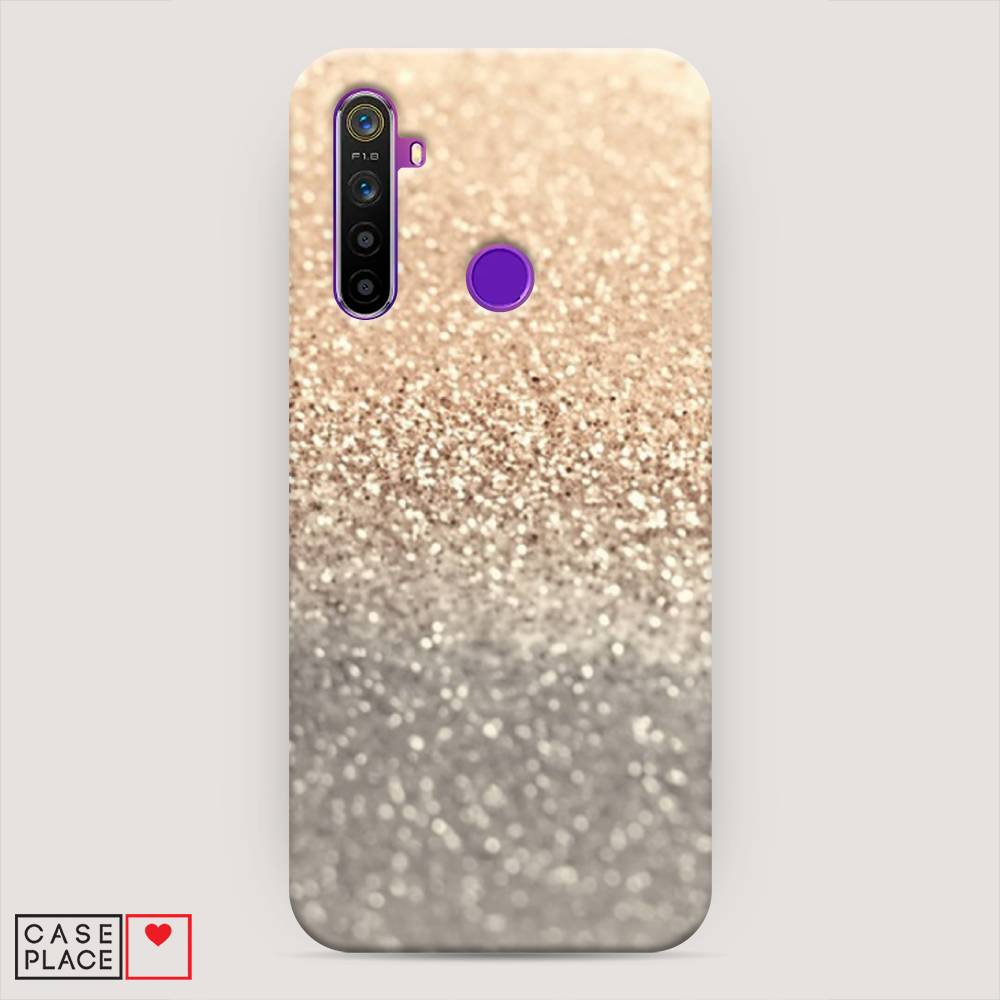 

Пластиковый чехол "Песок золотой рисунок" на Realme 5