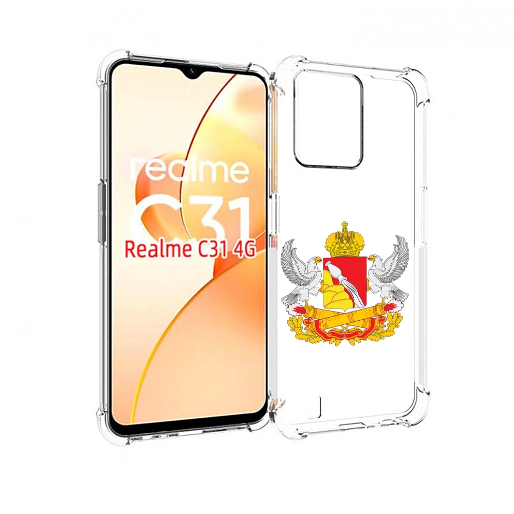 

Чехол MyPads герб-воронежскои-области для OPPO Realme C31, Прозрачный, Tocco