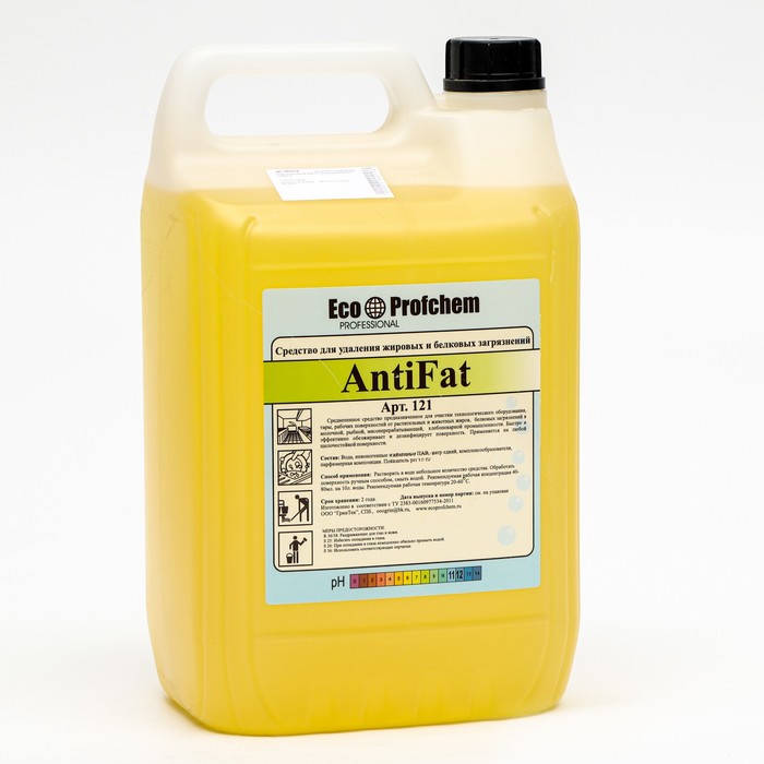 

Средство для мытья пищевого оборудования AntiFat, 5 л