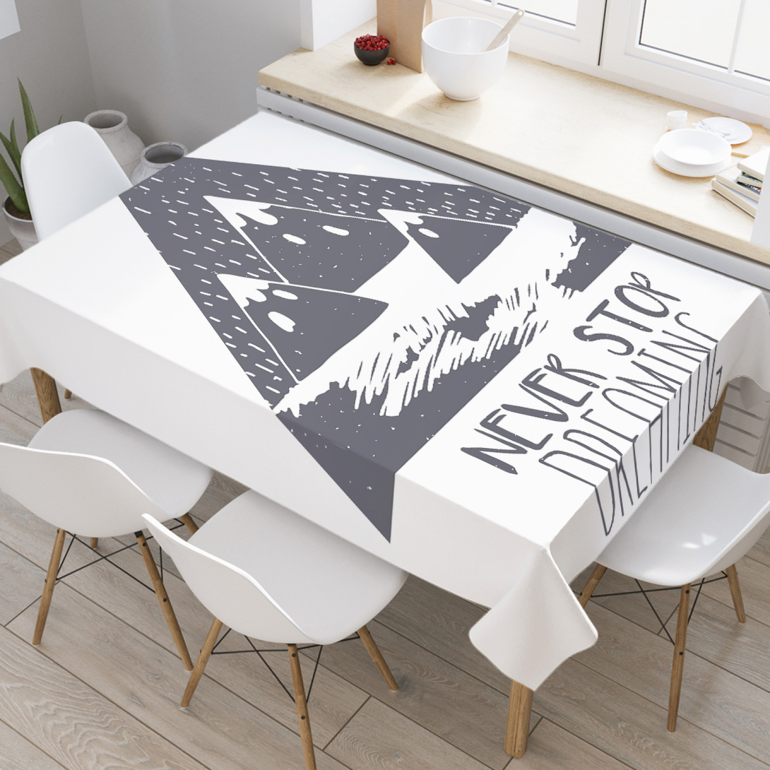 

Скатерть прямоугольная JoyArty "Мечтательная реальность" из оксфорда, 180x145 см, Мечтательная реальность