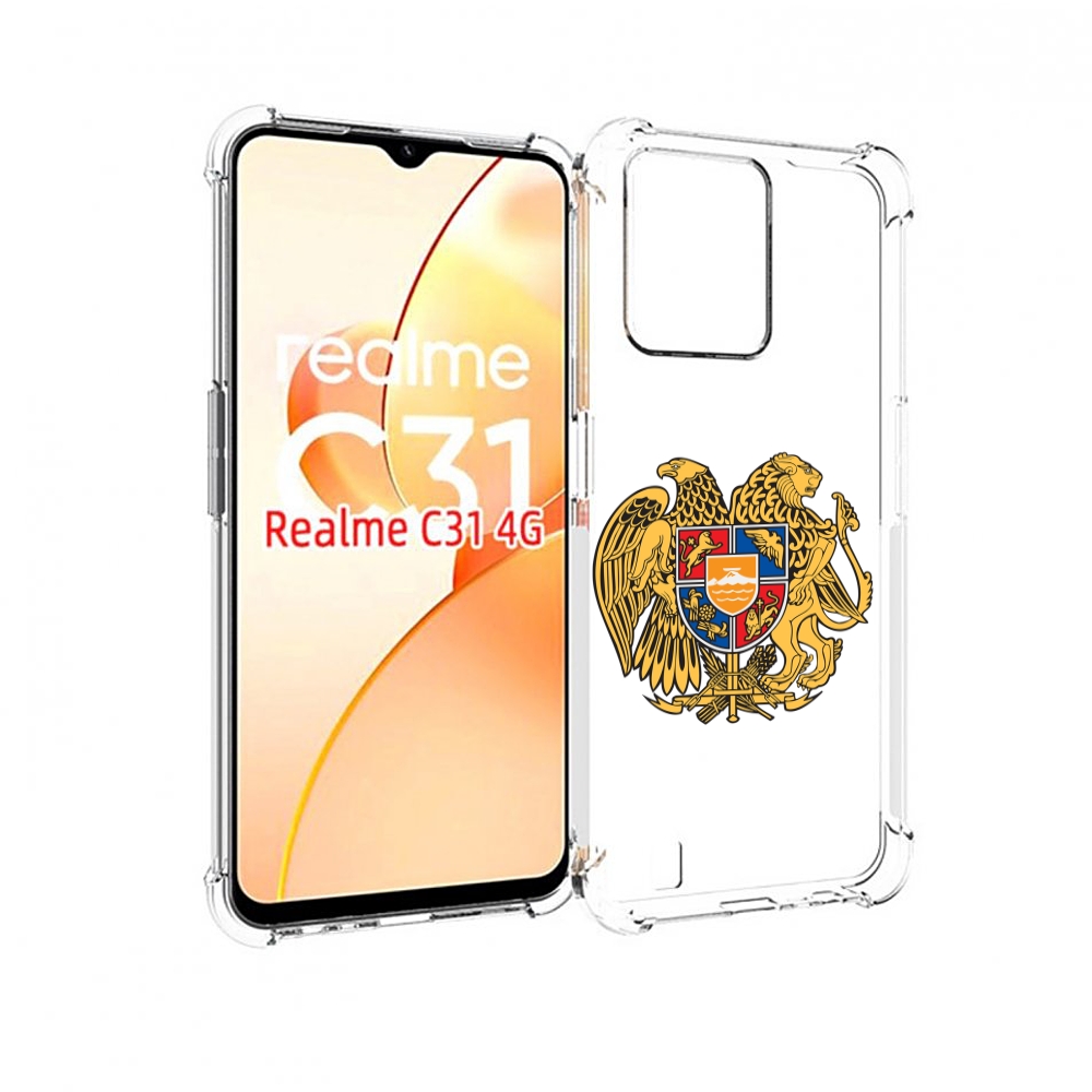 

Чехол MyPads герб-армении для OPPO Realme C31, Прозрачный, Tocco