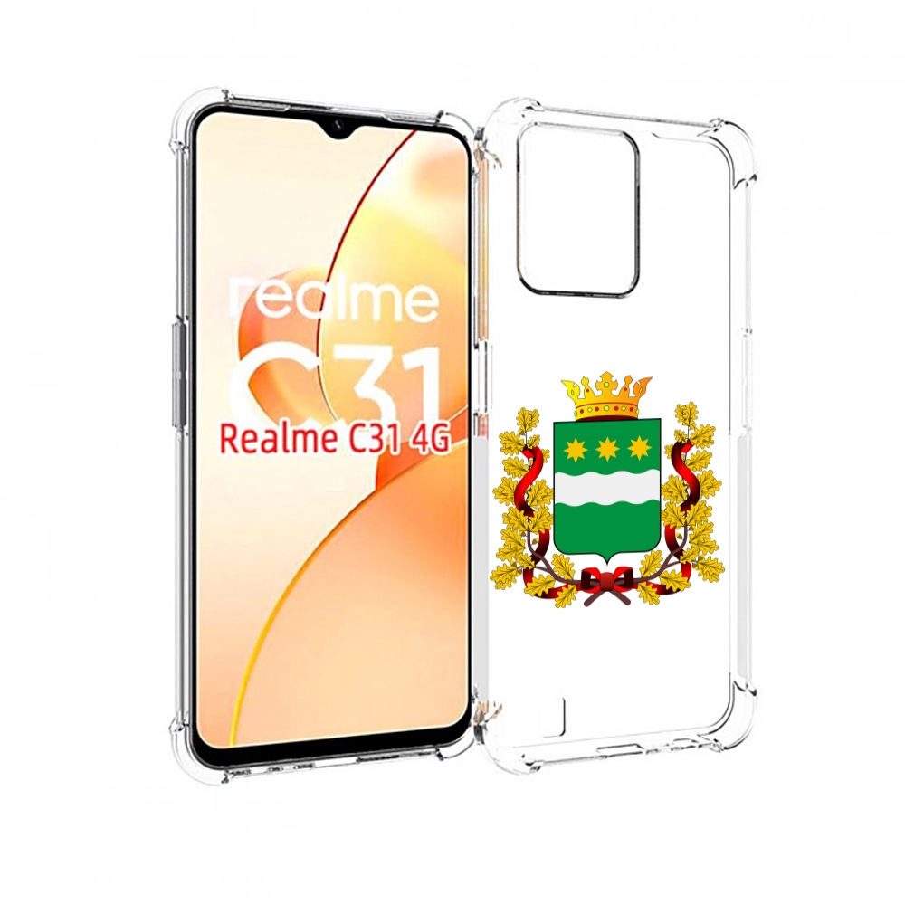 

Чехол MyPads герб-амурскои-области для OPPO Realme C31, Прозрачный, Tocco