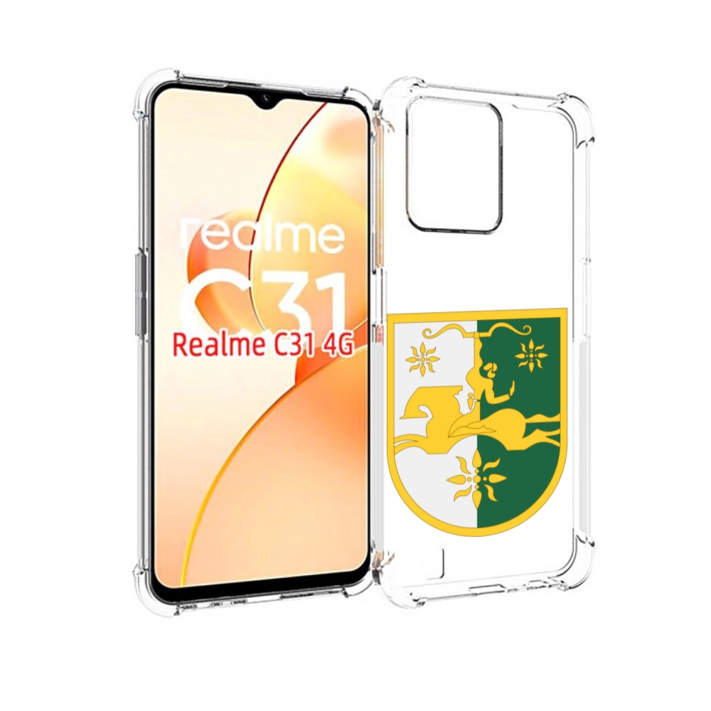 

Чехол MyPads герб-абхазии для OPPO Realme C31, Прозрачный, Tocco