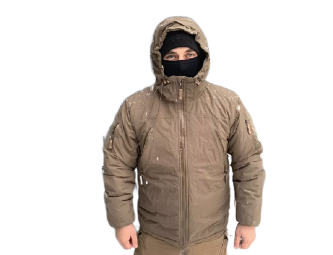 Зимняя куртка мужская Военсклад МСК carinthia бежевая 3XL
