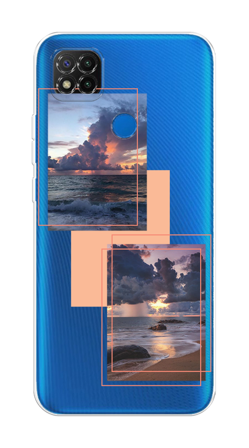 

Чехол на Xiaomi Redmi 9C "Sky collage", Розовый;прозрачный;синий, 39050-1