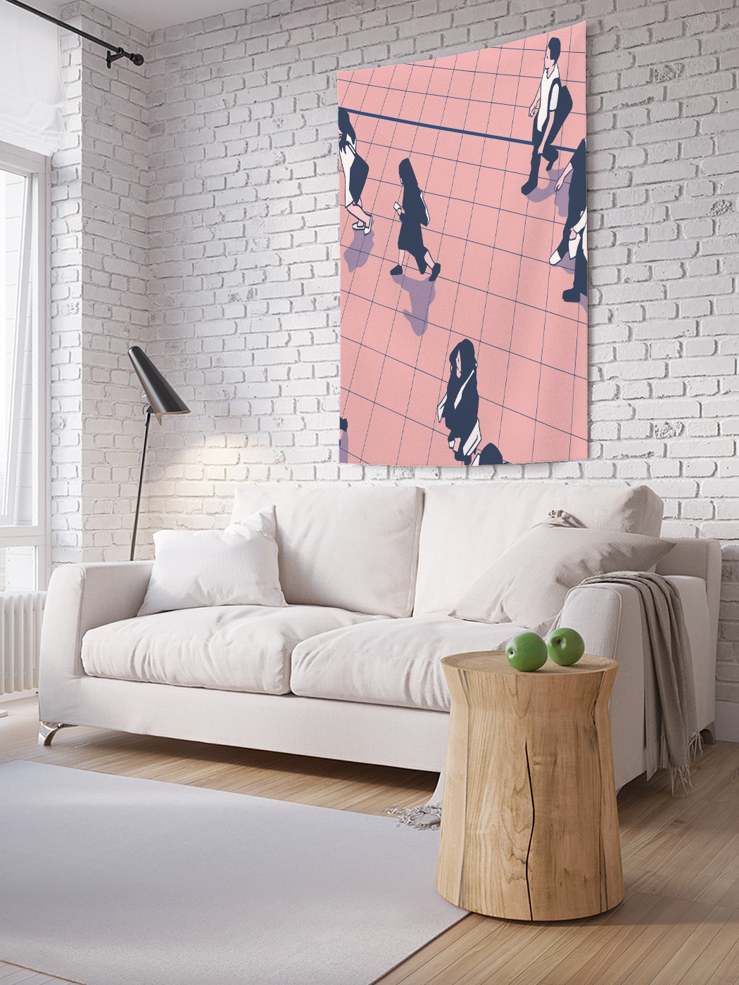 

Вертикальное фотопанно на стену JoyArty Студенческая молодежь 100x150 см, Студенческая молодежь